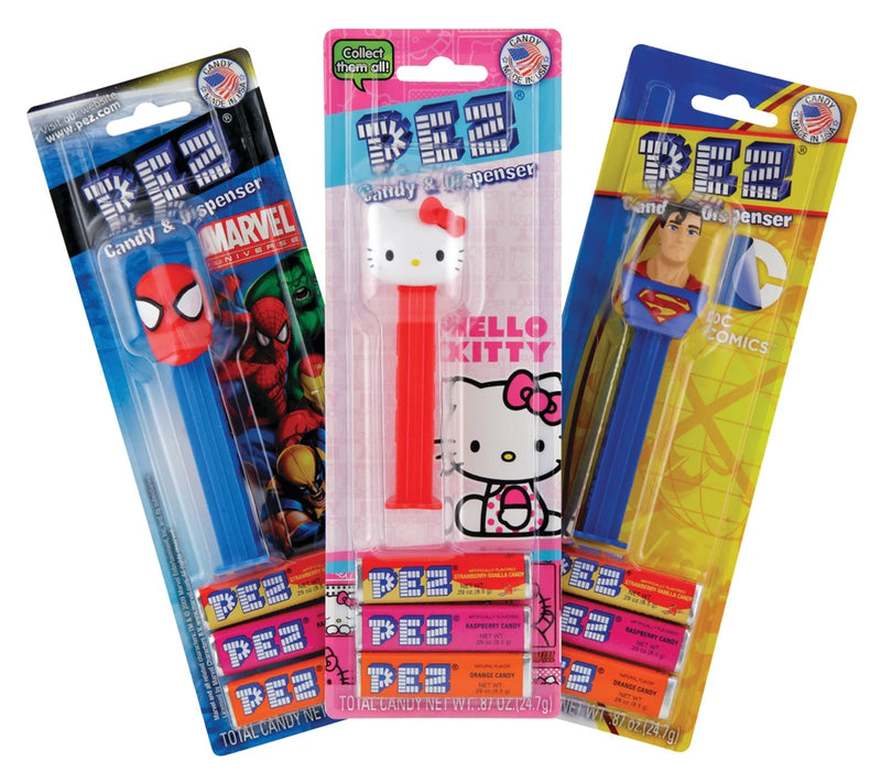 PEZ Blister Pack - Assortment