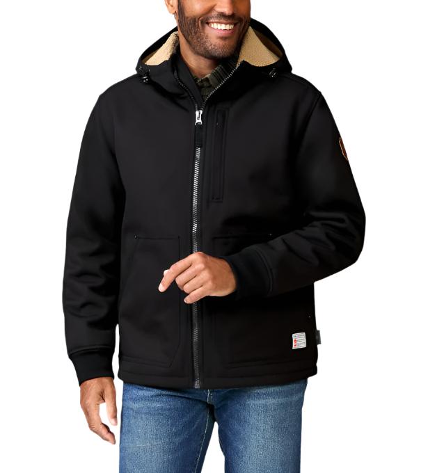 Free Country Solid Fleece Jacket with Front Zipper Pocket - Men's Free Country Solid Fleece Jacket with Front Zipper Pocket - Men's