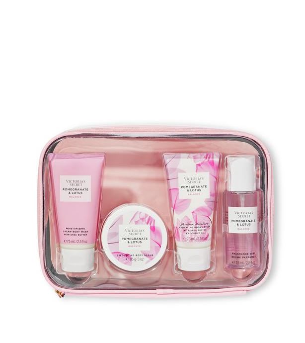 VICTORIA'S SECRET Pomegranate & Lotus 4-Piece Set