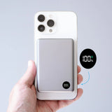 phonesuit Elite Mag Slim PRO LCD - MagSafe Wireless iPhone Battery Pack & Portable Pocket Charger - 10,000 mAh