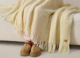 UGG Margot Knit Throw Blanket - Yellow Chick
