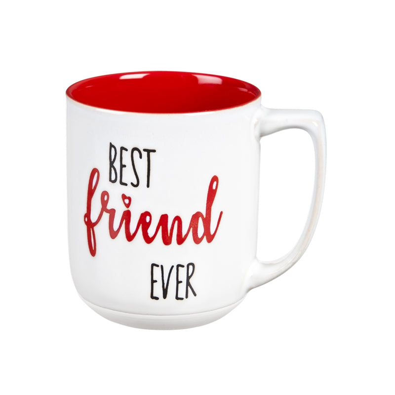 Evergreen Best Friend Ever Ceramic Cup - 14 oz.