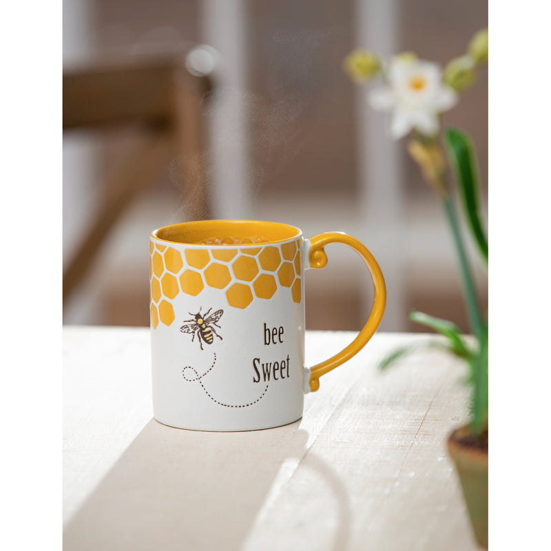 Evergreen Bee Sweet Ceramic Cup - 15 oz.