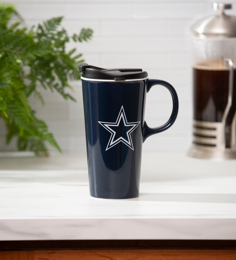 Team Sports America Dallas Cowboys Travel Latte Mug