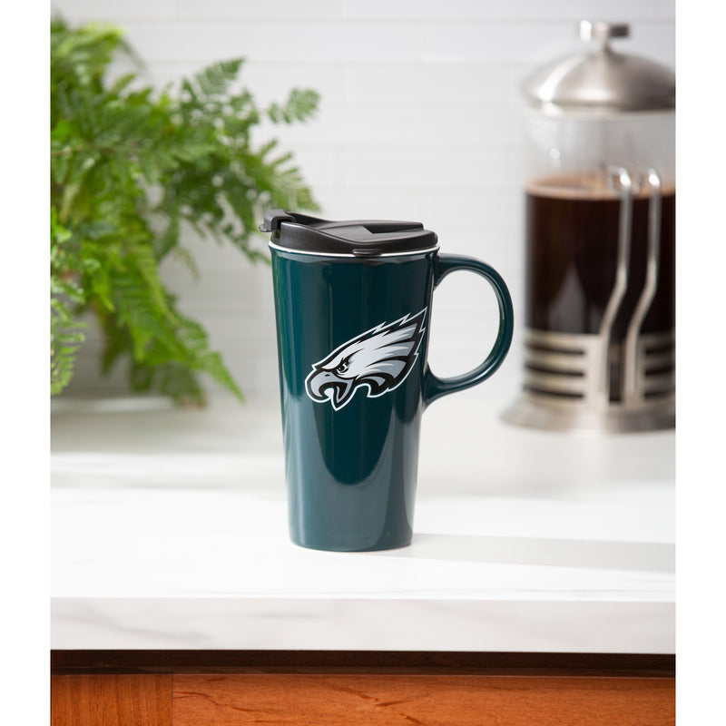 Team Sports America Philadelphia Eagles Travel Latte Mug