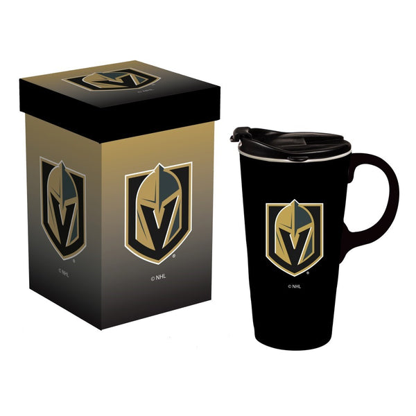 Team Sports America Vegas Golden Knights Travel Latte Mug