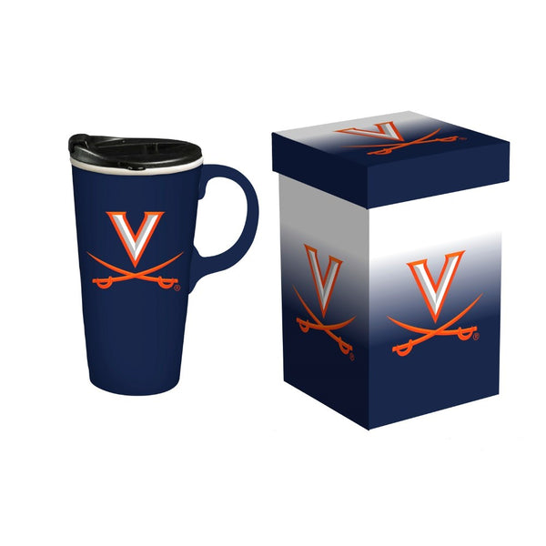 Team Sports America University of Virginia Travel Latte Mug