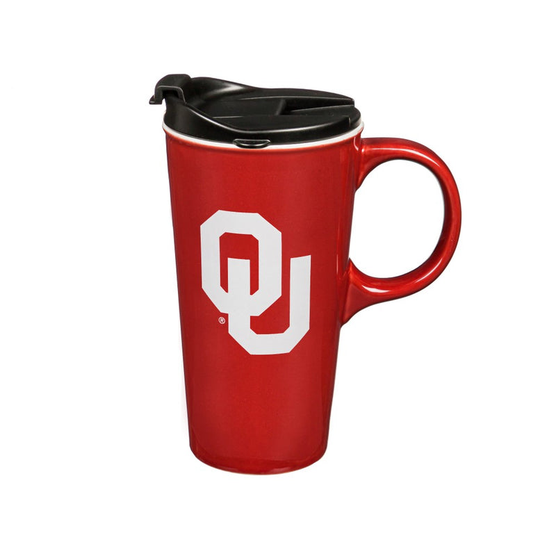 Team Sports America University of Oklahoma Travel Latte Mug