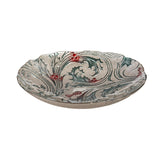 Evergreen Joyful Traditions Holly Glass Serving Bowl