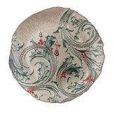 Evergreen Joyful Traditions Holly Glass Serving Plate
