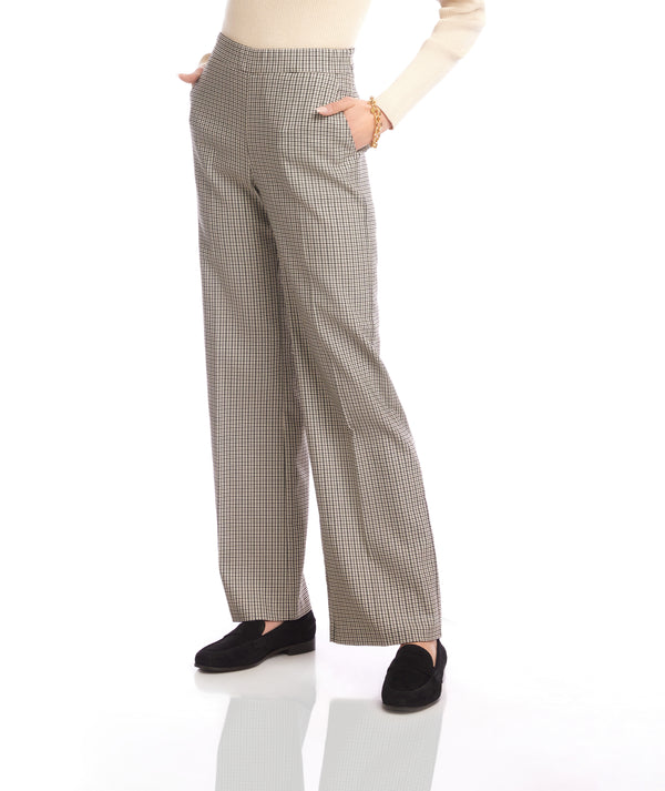 Karen Kane Womens Straight Leg Trousers