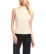 Karen Kane Womens Ribbed Turtleneck Sweater Tank