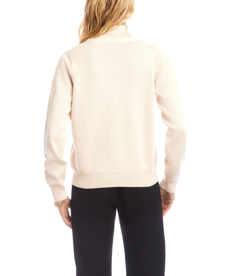 Karen Kane Womens V-Neck Cardigan Sweater