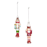 Evergreen Baking Spirits Bright Candy Nutcracker Glass Ornament