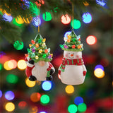 Evergreen Christmas Vacation LED Christmas Character with Tree Hat Ornament
