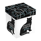 Evergreen Silently Judging You Stemless Glass with Box - 17 oz.