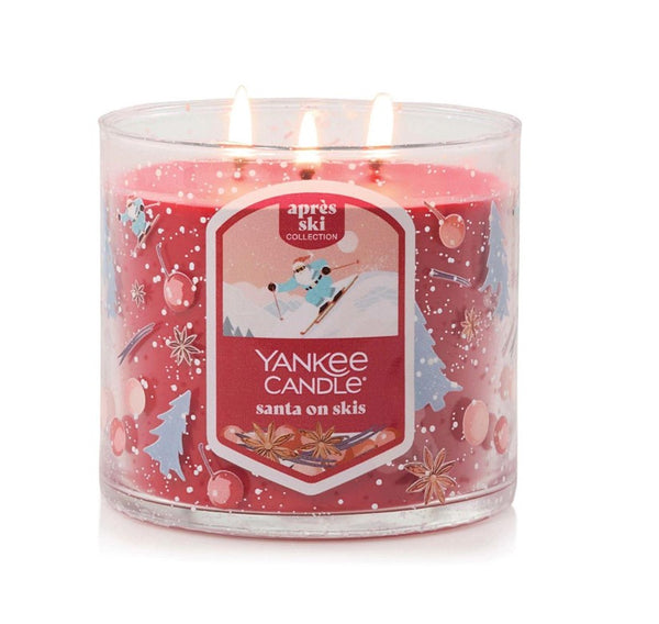 Yankee Candle 3-Wick Candle - Santa On Skis