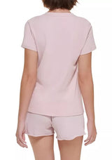 Calvin Klein Womens V-Neck Short Sleeve Shirt
