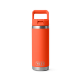 YETI Rambler 18 oz Water Bottle With Color-Matched Straw Cap