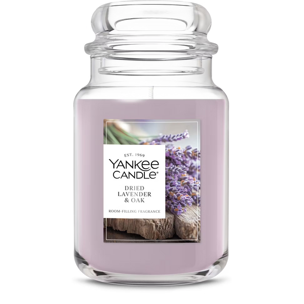 Yankee Candle Original Large Jar Candle - Dried Lavender & Oak