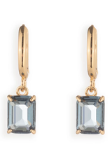 Lauren Ralph Lauren Gold Tone Blue Huggie Drop Earrings