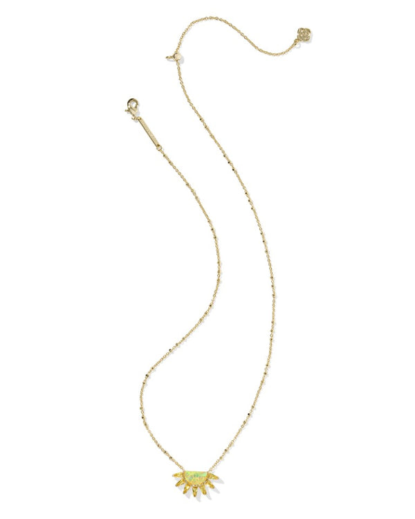 Kendra Scott Samantha Gold-Plated Sun Short Pendant Necklace
