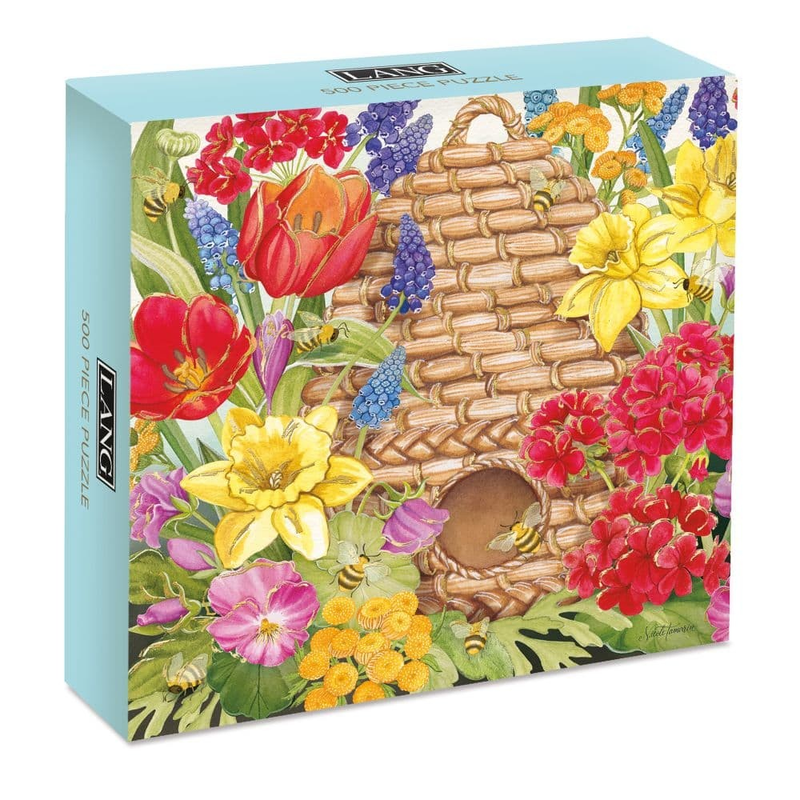 Lang Beehive and Blooms Luxe 500 Piece Puzzle