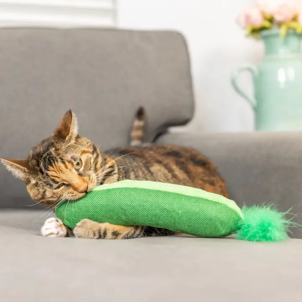 Huxley & Kent Pickle Kicker Plush Cat Toy