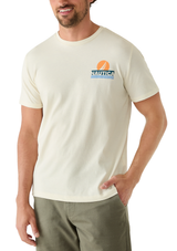 Nautica Mens Big Wave Graphic Short Sleeve T-Shirt