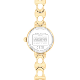 COACH Womens Iris Gold-Tone Watch
