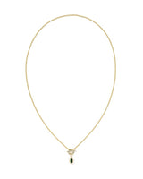 Kendra Scott Mini Elisa Gold Toggle Short Pendant Necklace