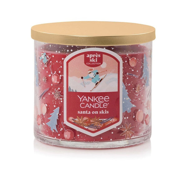 Yankee Candle 3-Wick Candle - Santa On Skis