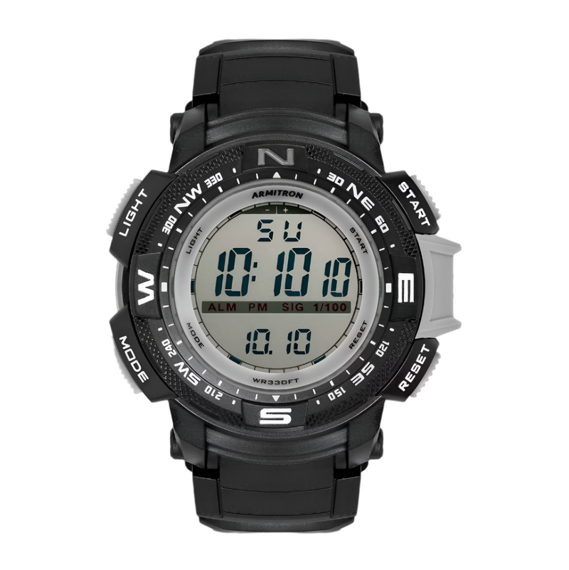 Armitron Mens Multi-Function Digital Strap Watch