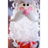 Evergreen Santa Windsock Flag