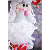 Evergreen Santa Windsock Flag