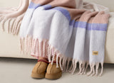 UGG Simona Faux Mohair Throw Blanket
