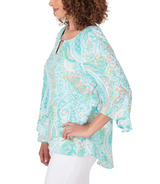 Ruby Rd. Womens Knit Turkish Paisley Top