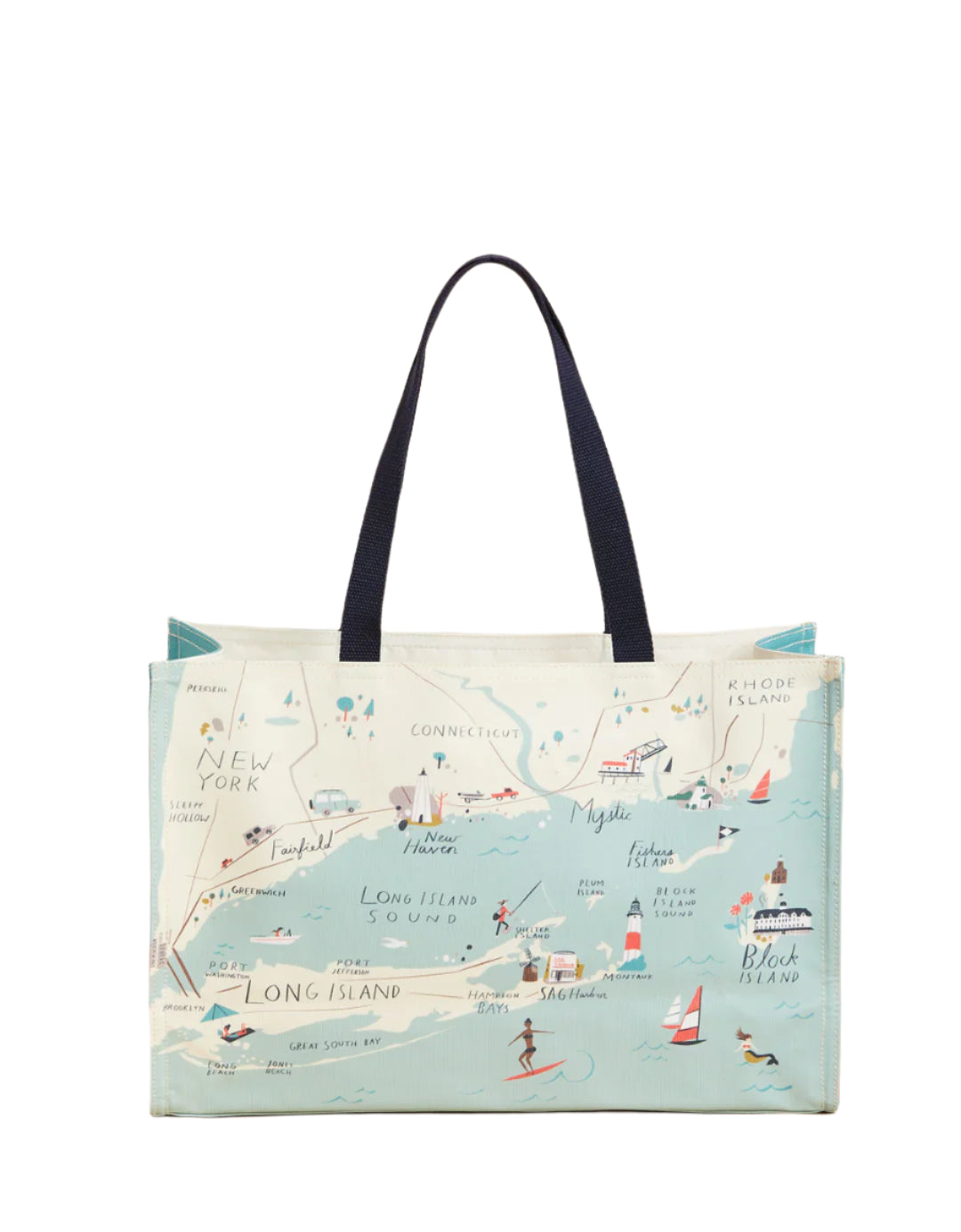 Spartina 449 Northeastern Harbors Market Tote Handbag