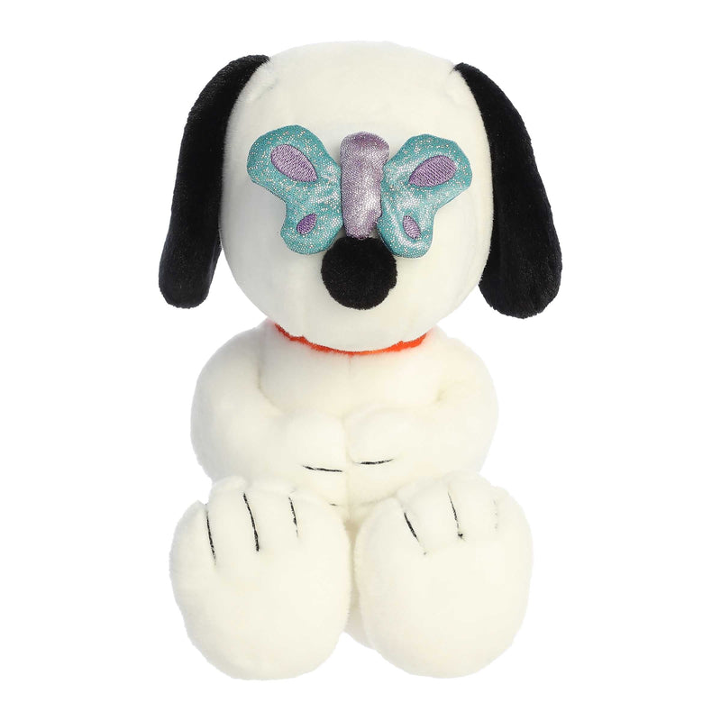 Aurora Peanuts 11" Snoopy with Butterfly Plush Toy