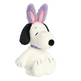 Aurora Peanuts 11" Snoopy with Bunny Ears Plush Toy