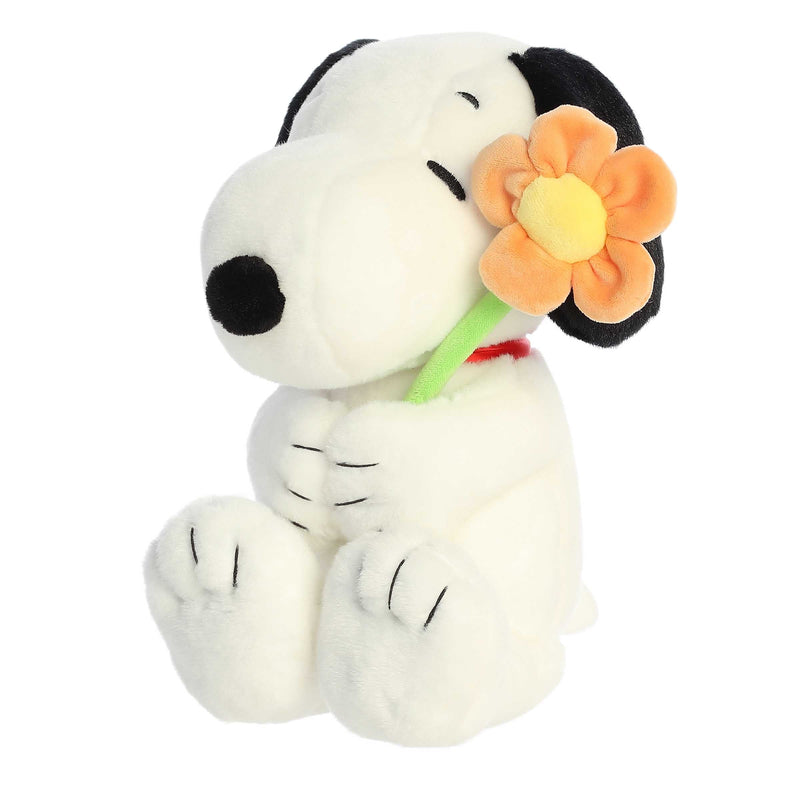 Aurora 11" Snoopy with Flower Plush Toy