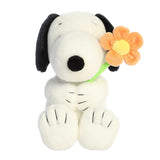 Aurora 11" Snoopy with Flower Plush Toy