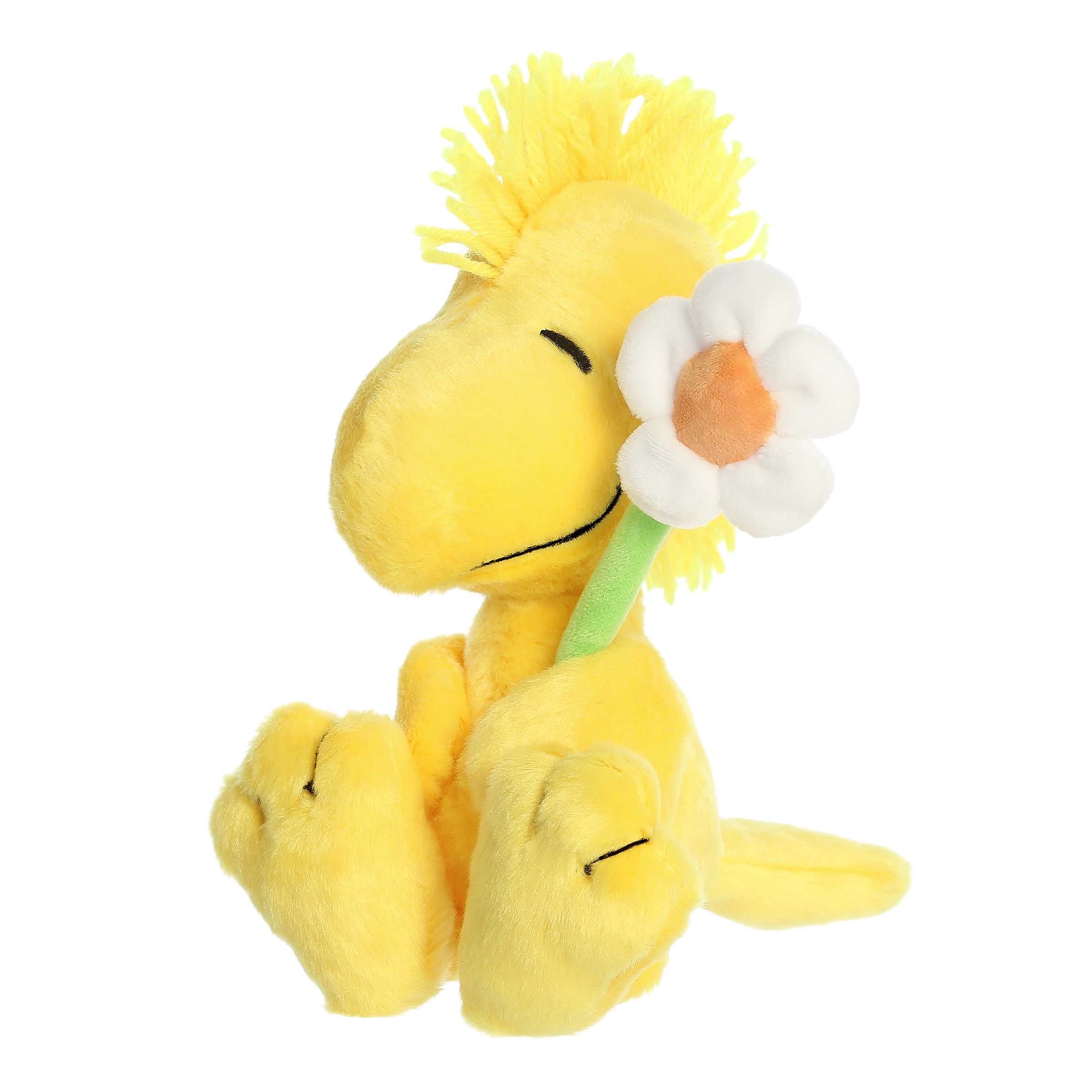 Aurora 6" Woodstock with Flower Plush Toy