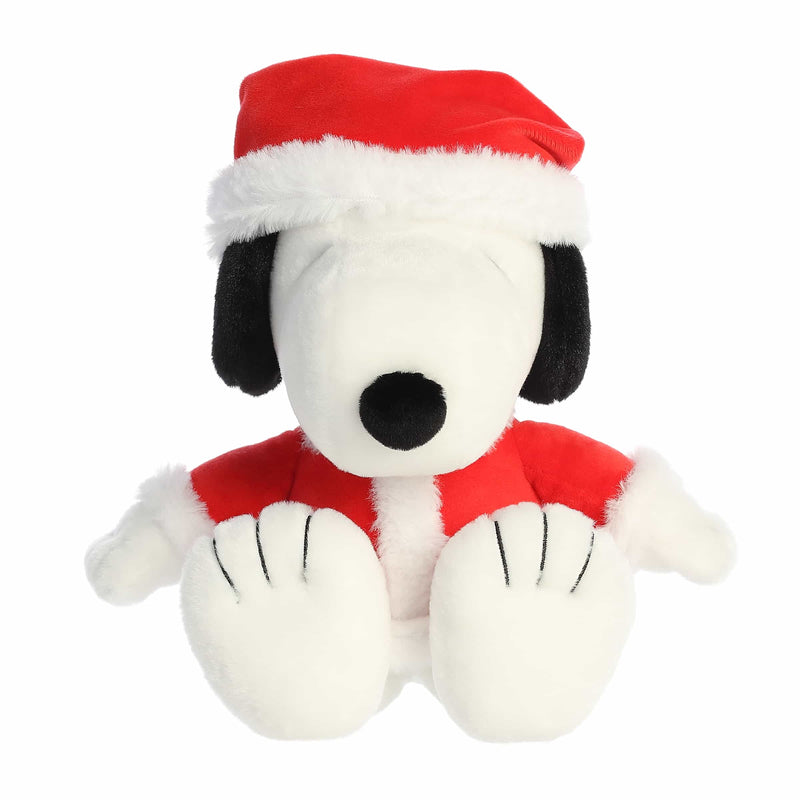 Aurora Peanut Santa Snoopy 12" Plush Toy