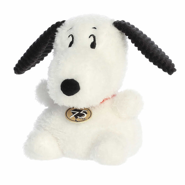 Aurora Peanuts Palm Pals 5" 75th Anniversary Snoopy Plush Toy