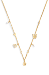 Coach Pavé Icons Charm Necklace
