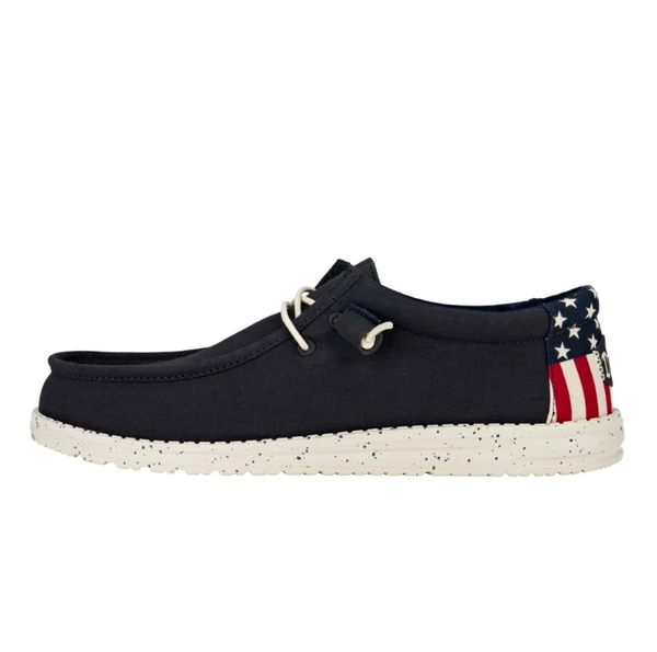 Hey Dude Mens Wally Americana Slip-On Shoes