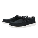 Hey Dude Mens Wally Canvas Stretch Slip-On Shoes