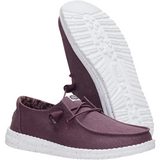 Hey Dude Womens Wendy Stretch Canvas Slip-On Shoes
