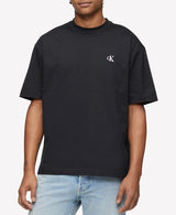Calvin Klein Mens Relaxed Fit Archive Logo Crewneck Short Sleeve T-Shirt
